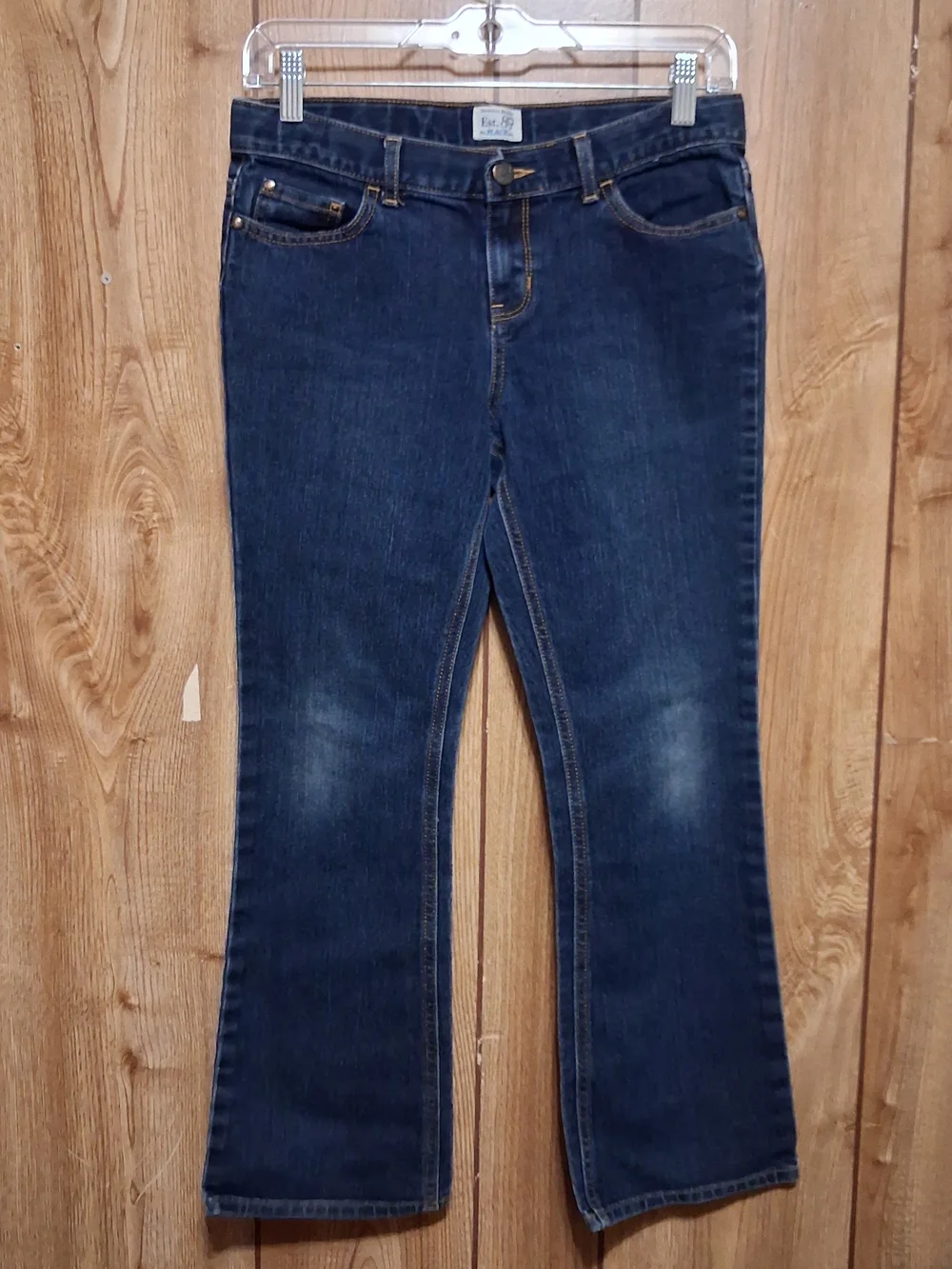 Plus Girl's Blue Bootcut Stretch Jeans Est. 89 Children's Place Size 12 School